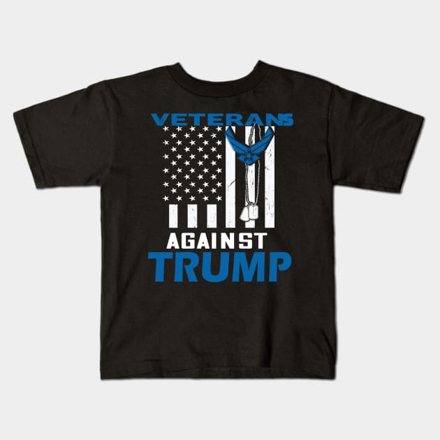 Veterans against Donald Trumo- Anti-Trump 2020 Kids T-Shirt by DODG99